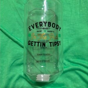 Saint Paddy's Gettin' Tipsy Glass